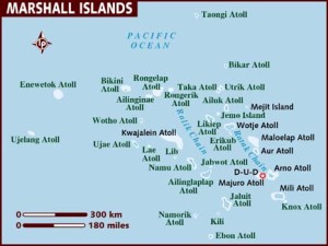 Map of the Marshall Islands - Atolls and Islands
